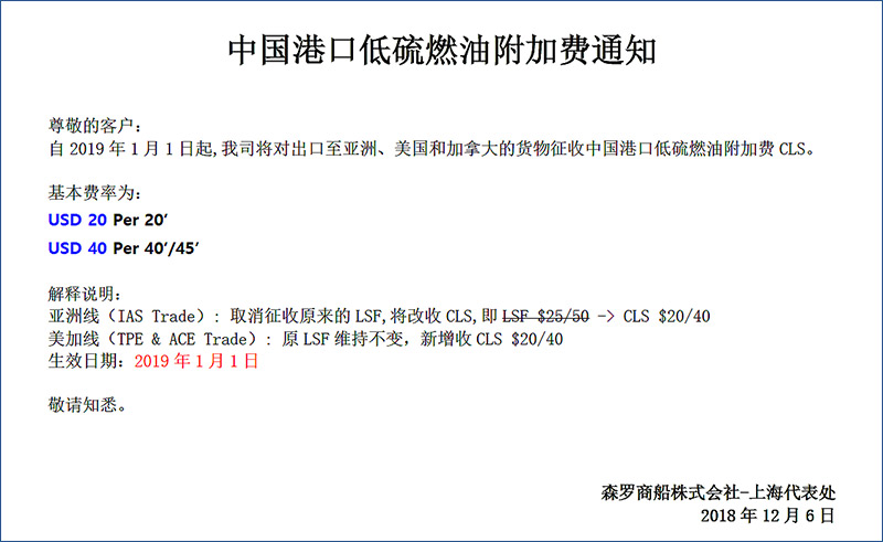 【SML】中国港口低硫燃油附加费-进出口货代特种柜.jpg